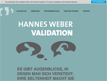 Tablet Screenshot of hannesweber.ch